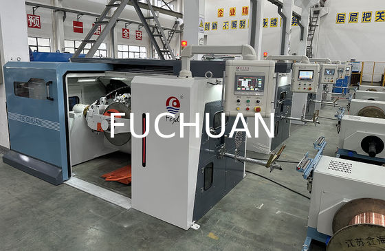 Усовершенствованная электронная машина для двойного скручивания бунчера для прокладки проволоки