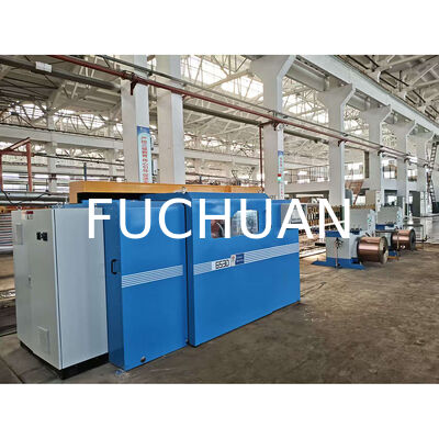 Высокоскоростная машина для скручивания медной проволоки Fuchuan 800, двойная скрутка