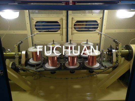 Провод FUCHUAN 4000Twist медный образовывая машину с деятельностью экрана касания