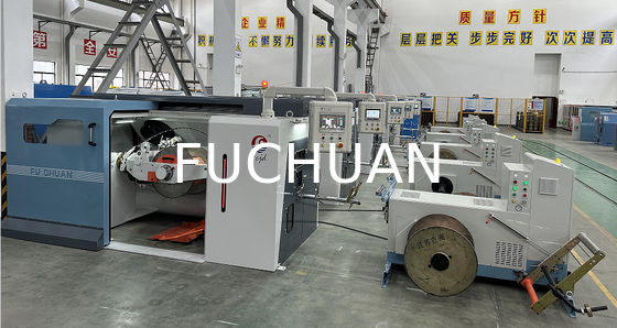 Высокоскоростная машина для двойной скрутки медной проволоки Fuchuan с электронным управлением