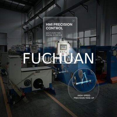 Bare Copper Wire Bunching Machine High Speed Double Twist Design FC-1000B 18.5KW Stranding
