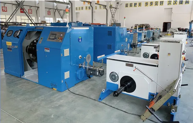 High-Speed 650B Automatic Double Twist Bunching Machine for Copper Wire Manufactured by Fuchuan 1